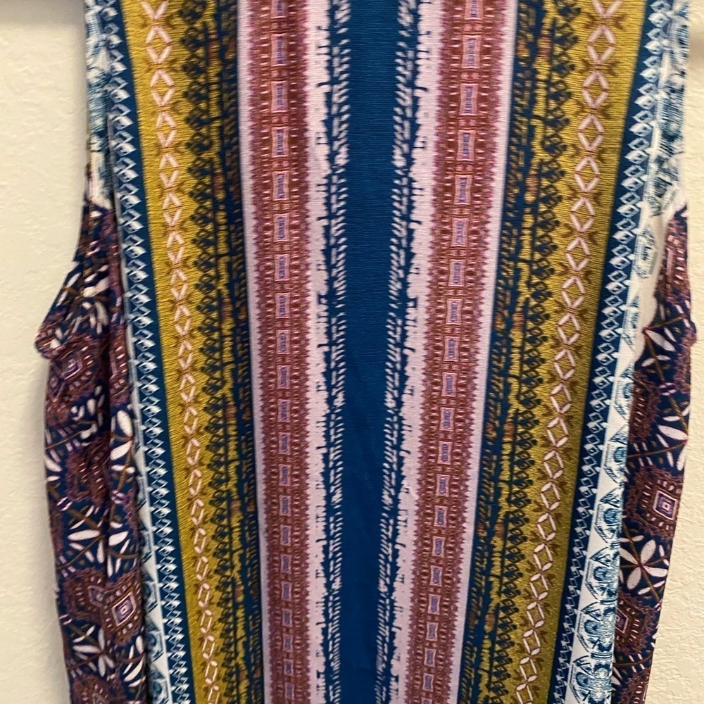 Fourteenth Place Aztec Boho Style Blouse - Picture 3 of 6